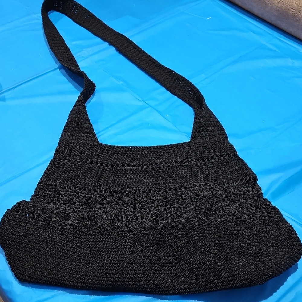 Katie Lee Black Shoulder Bag